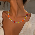 Collar Happy Vibes con charms