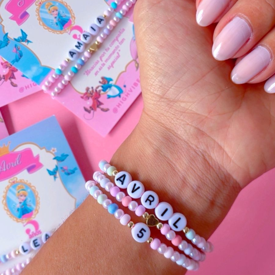 Set de Pulseras Personalizadas – Recuerdos para Cumpleaños