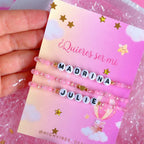 Set Petición de Madrina Personalizado | Pulseras con Nombres