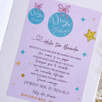 Set Petición de Madrina Personalizado | Pulseras con Nombres