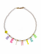 Collar de perlas personalizado con nombre