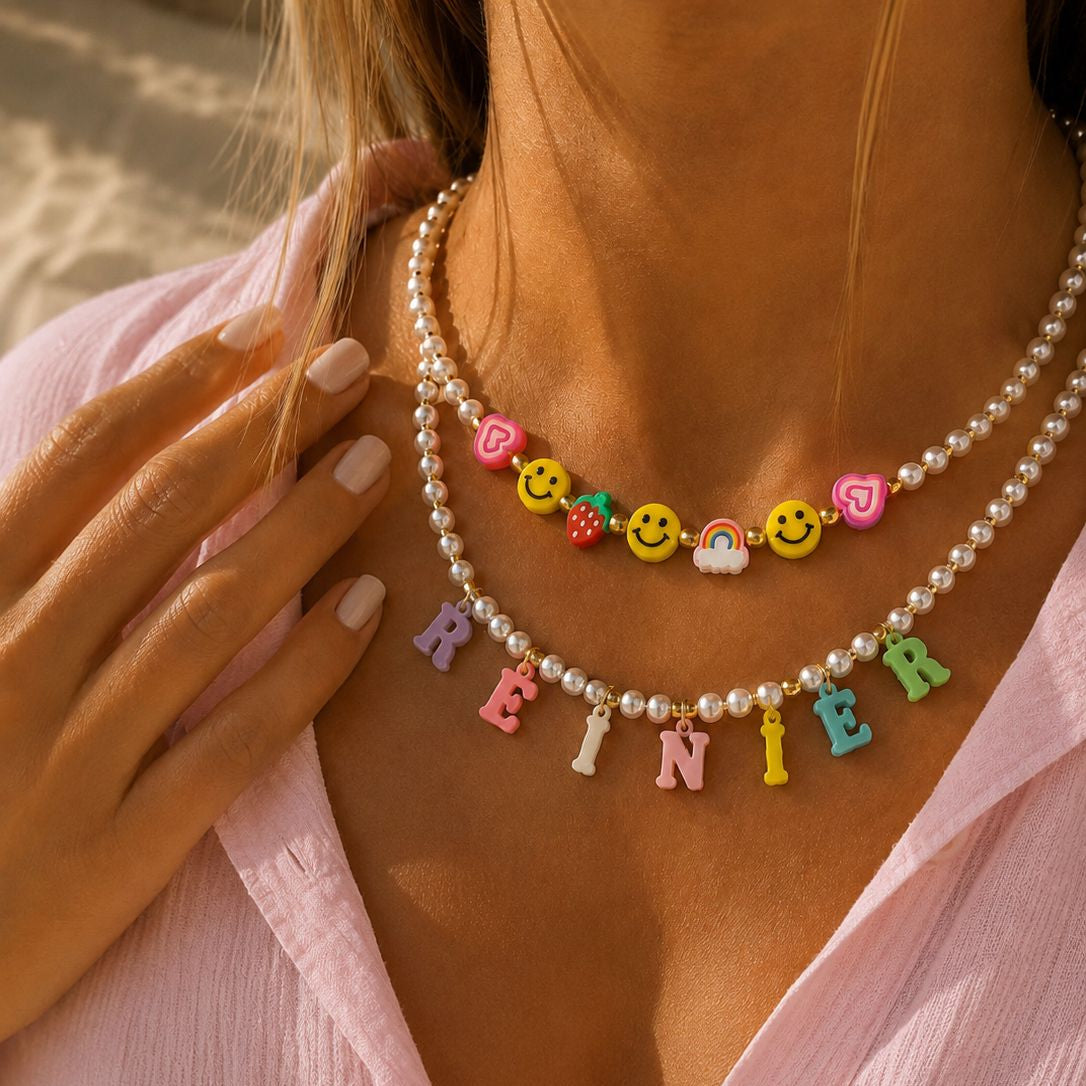 Set de collares personalizados con charms