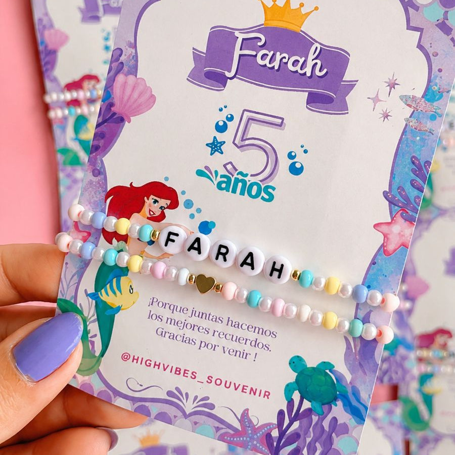 Set de Pulseras Personalizadas – Recuerdos para Cumpleaños