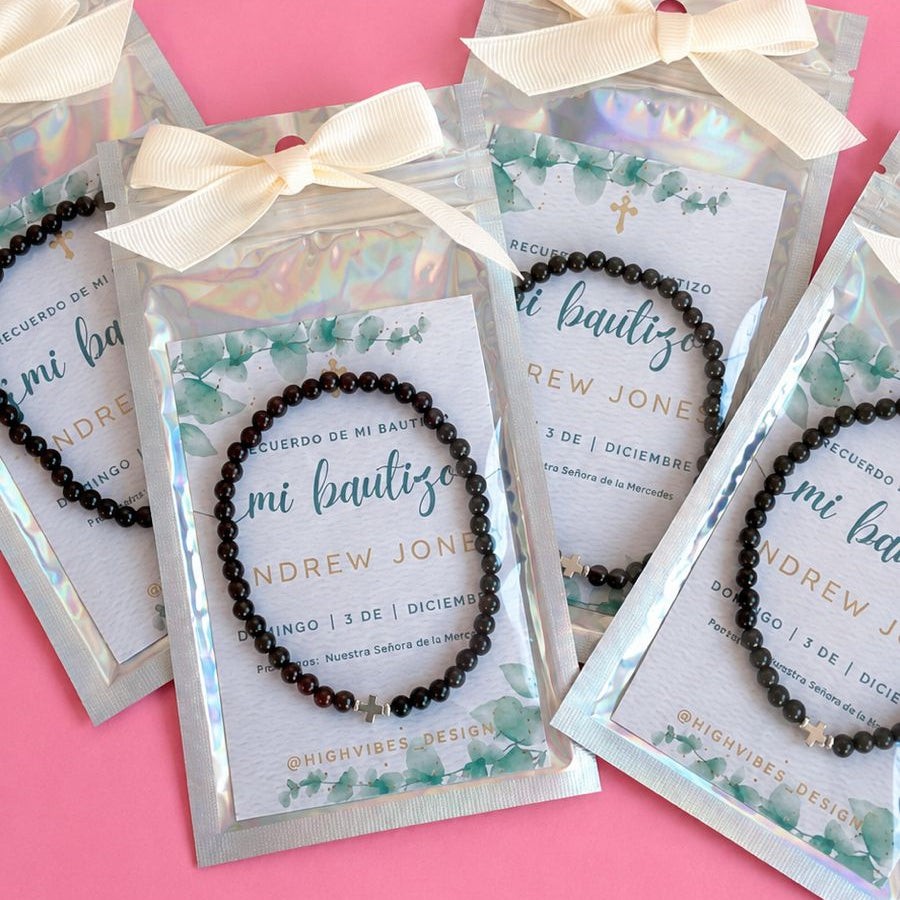 Pulsera Personalizada Cruz | Recuerdo para Bautizo