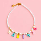 Collar de perlas personalizado con nombre